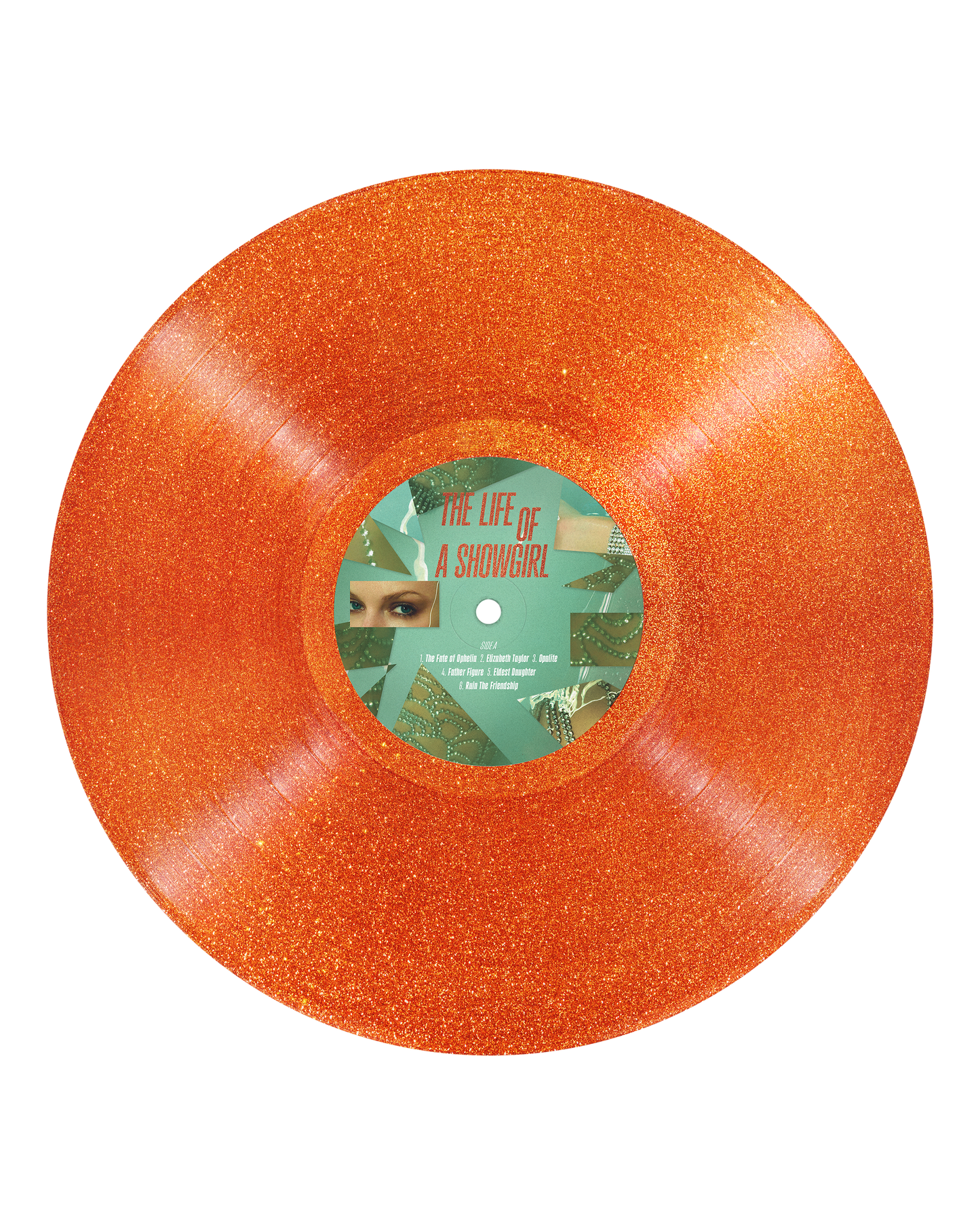 *PREVENTA* Taylor Swift - The Life Of A Showgirl: Sweat and Vanilla Perfume Portofino Orange Glitter (Vinilo)
