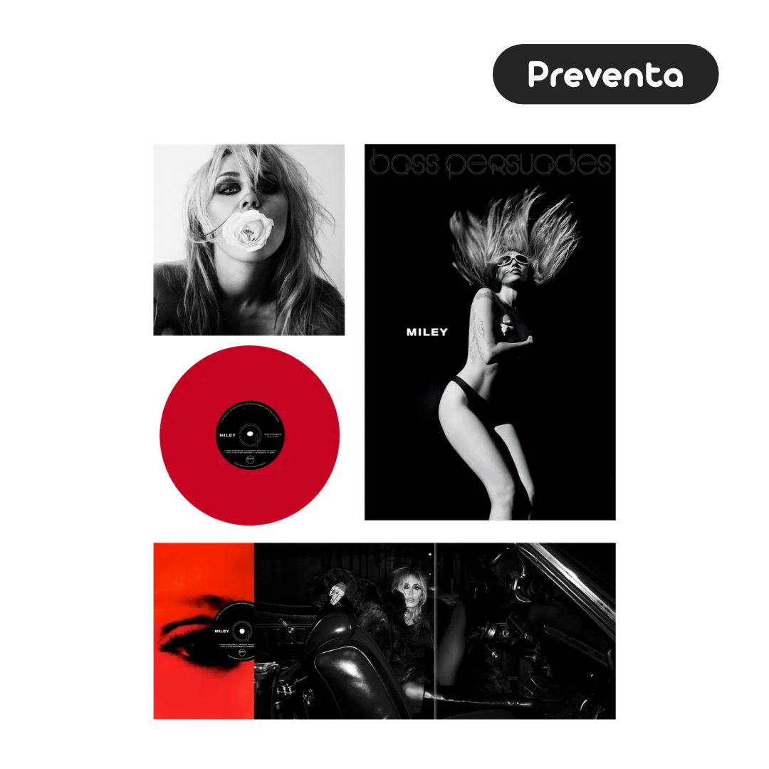 *PREVENTA* MILEY - Bass Persuades (Indie Exclusive Apple Red LP + Poster)