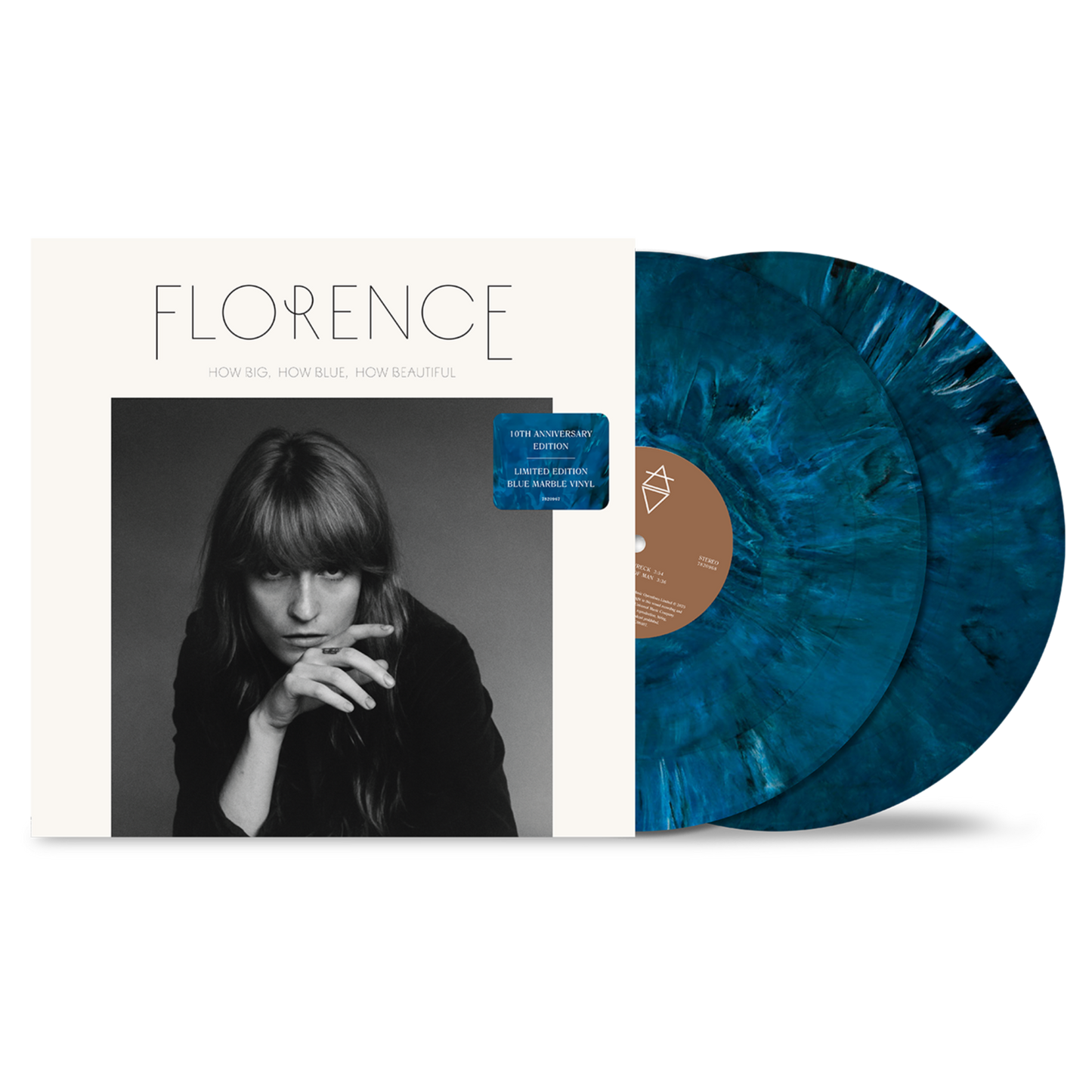 Florence + The Machine - How Big, How Blue, How Beautiful (10th Anniversary Edition) Blue Marble 2 LP
