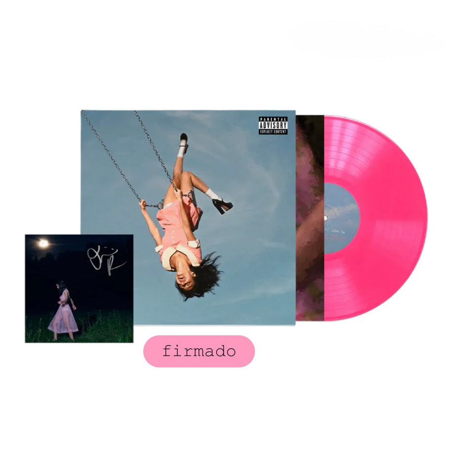Olivia Rodrigo - you seem pretty sad for a girl so in love 'hot pink' vinyl + SIGNED card
