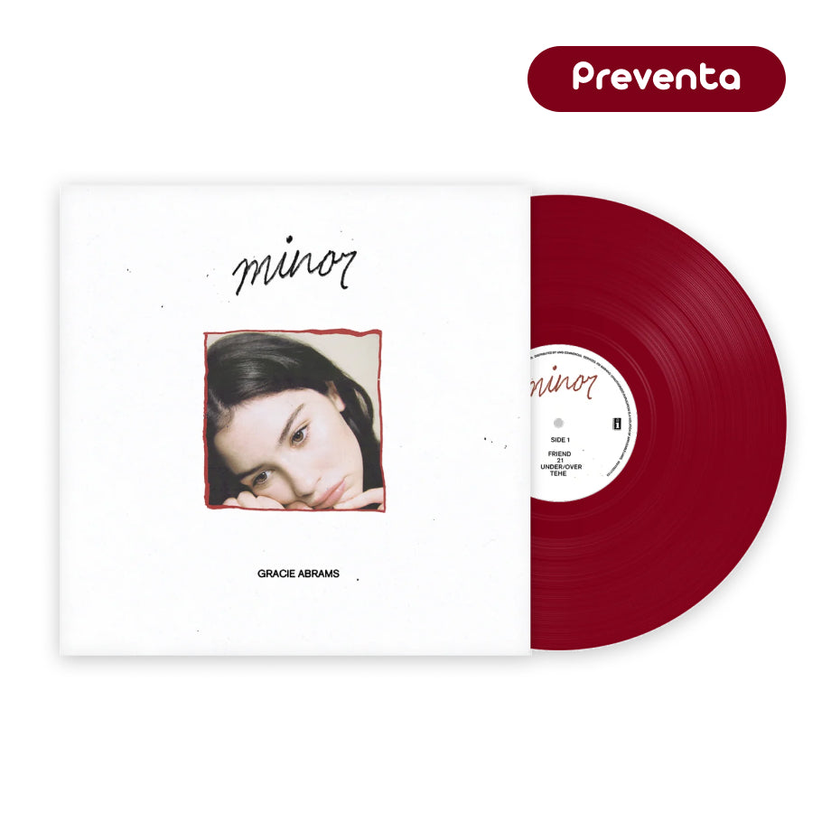 *PREVENTA* Gracie Abrams - minor (5 Year Anniversary) Red LP