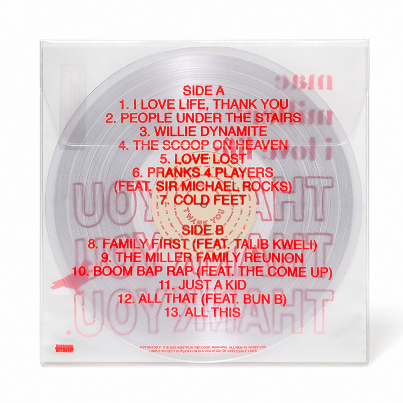 *PREVENTA* Mac Miller - I Love Life, Thank You (CLEAR LP)