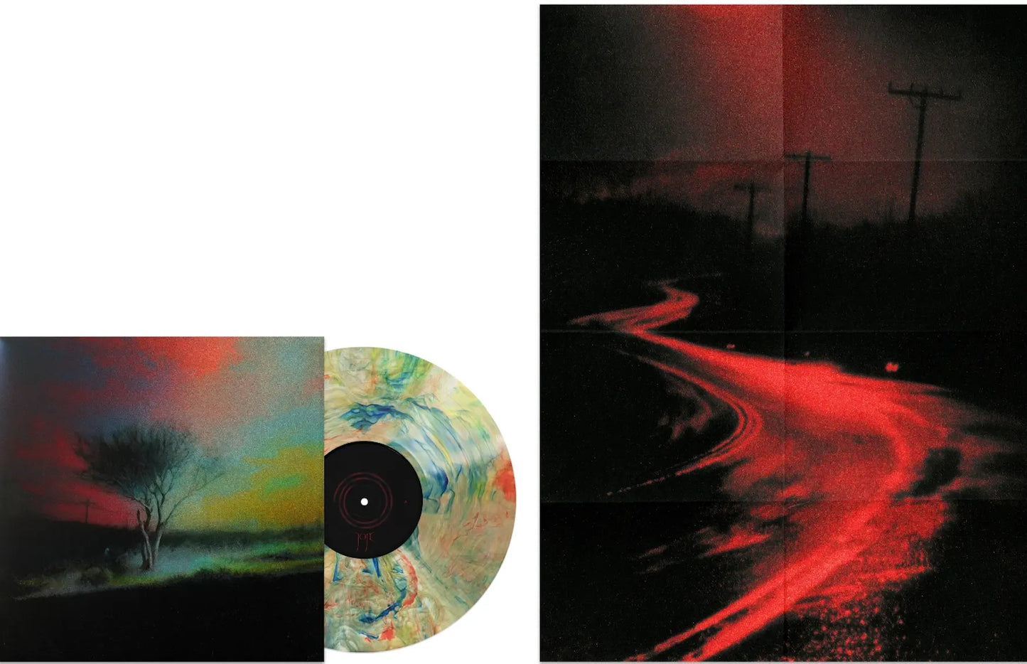 Joji - P*** In The Wind - Fruit Punch Black Mist (Indie Exclusive) Prism Colored Vinyl + Poster