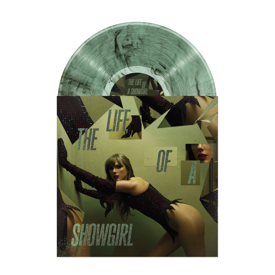 Taylor Swift - The Life Of A Showgirl: The Shiny Bug Wintergreen & Onyx Marbled (Vinilo)