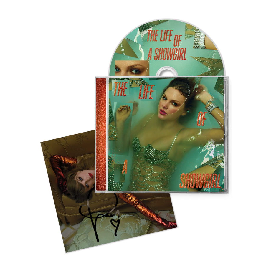 Taylor Swift - The Life of a Showgirl CD + Inserto Firmado #2