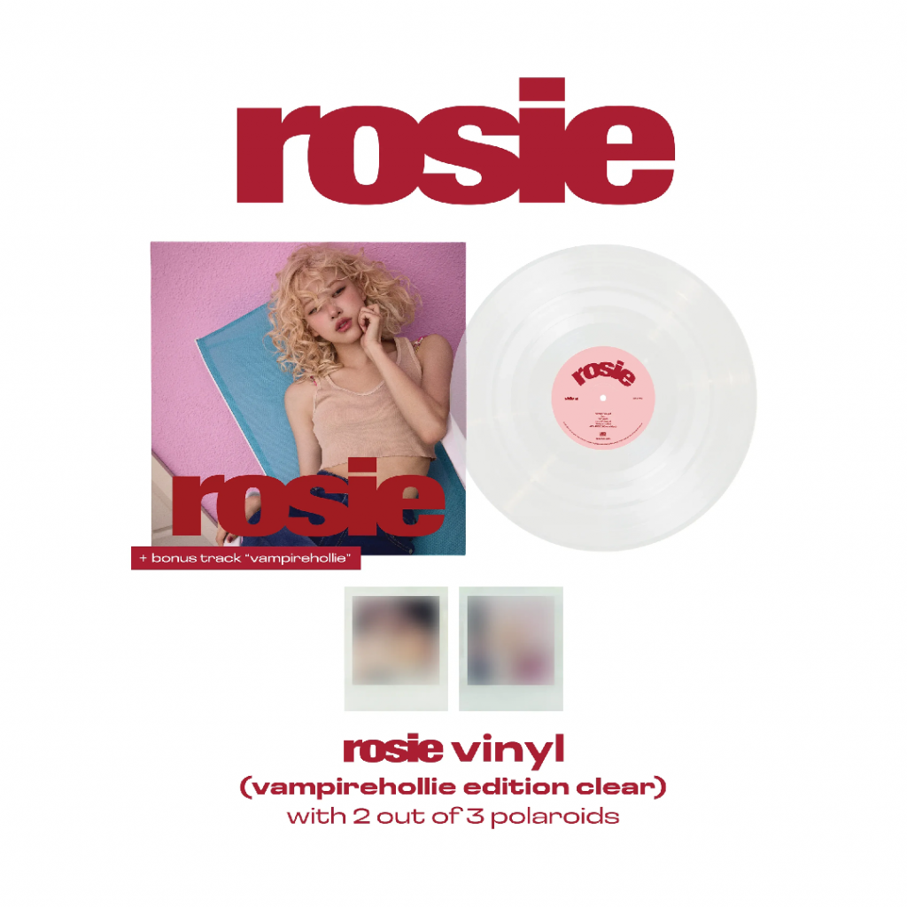 ROSÉ - rosie vinyl (vampirehollie edition clear)