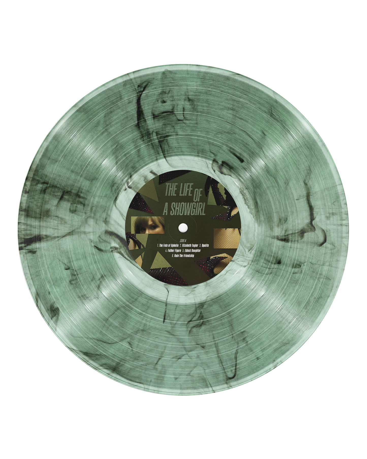 *PREVENTA* Taylor Swift - The Life Of A Showgirl: The Shiny Bug Wintergreen & Onyx Marbled (Vinilo)