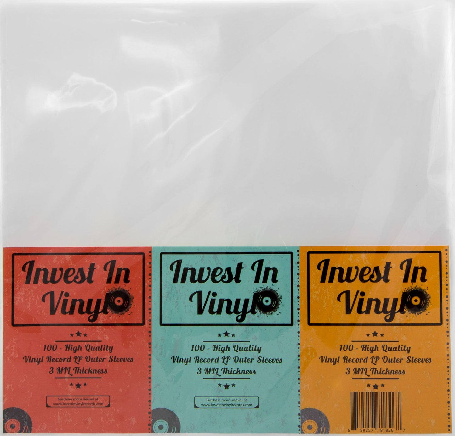Invest In Vinyl - Funda externa protectora para vinilos