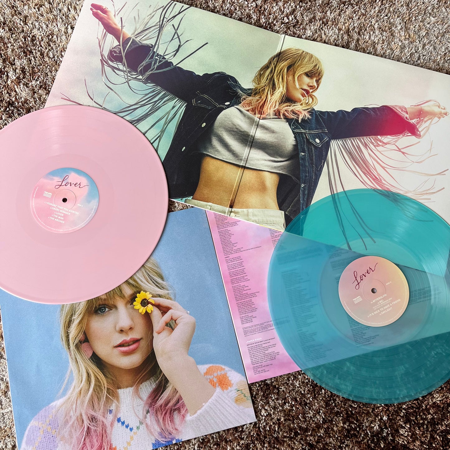 Taylor Swift - Lover (Vinilo Rosado y Celeste)