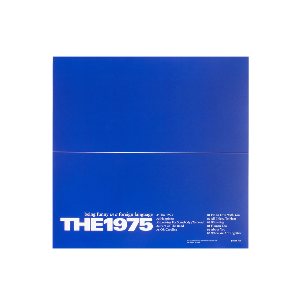 The 1975 - Being Funny In A Foreign Language (Vinilo transparente)