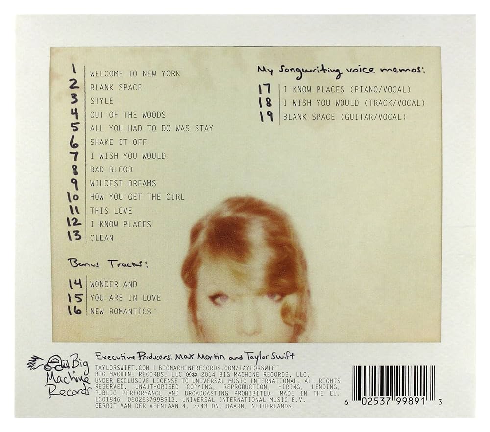 Taylor Swift - 1989 Deluxe CD