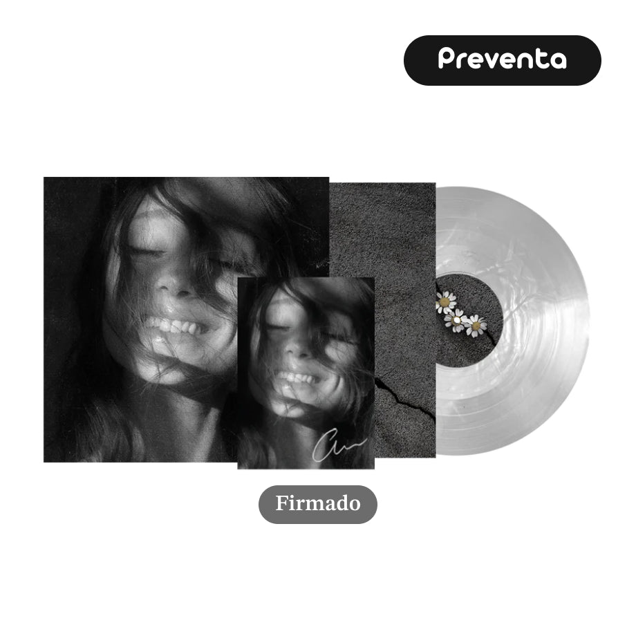 *PREVENTA* Ariana Grande - petal translucent pearly white LP (signed)