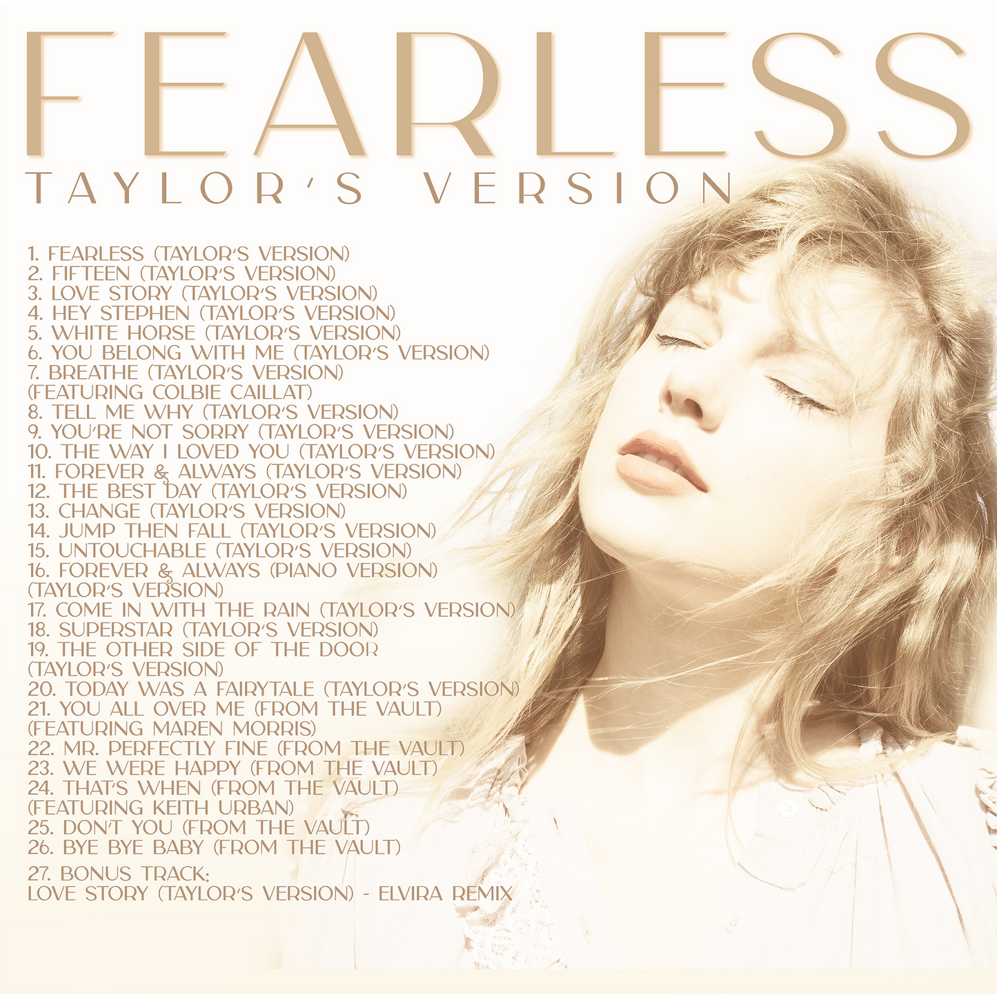 Taylor Swift - Fearless (Taylor's Version) 3LP