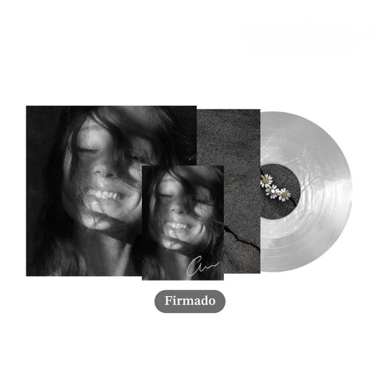 Ariana Grande - petal translucent pearly white LP (signed)