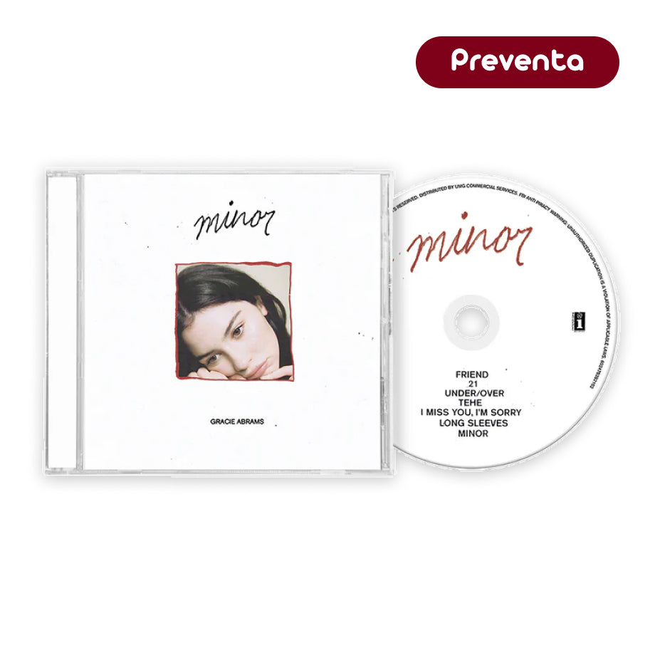 *PREVENTA* Gracie Abrams - minor (5 Year Anniversary) CD