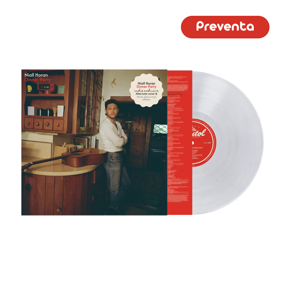 *PREVENTA* Niall Horan - Dinner Party (Indie Exclusive Wine Glass Clear LP) (Alt. Cover)