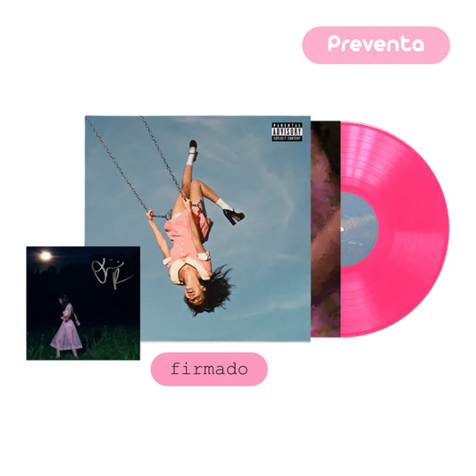 *PREVENTA* Olivia Rodrigo - you seem pretty sad for a girl so in love 'hot pink' vinyl + SIGNED card