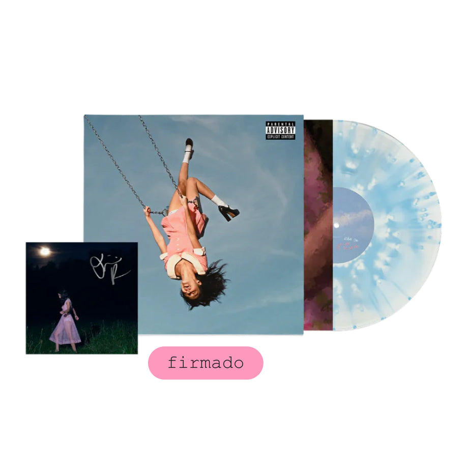 Olivia Rodrigo - you seem pretty sad for a girl so in love 'static lover' pop-up blue vinyl + SIGNED card
