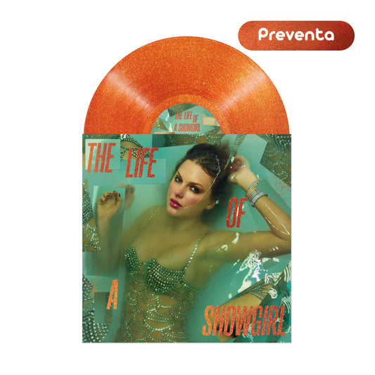 *PREVENTA* Taylor Swift - The Life Of A Showgirl: Sweat and Vanilla Perfume Portofino Orange Glitter (Vinilo)