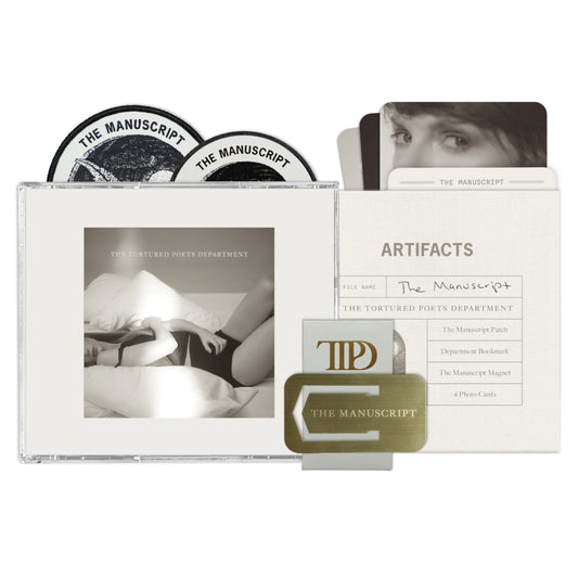Taylor Swift - The Tortured Poets Department Collector's Edition Deluxe CD + Bonus Track "The Manuscript"