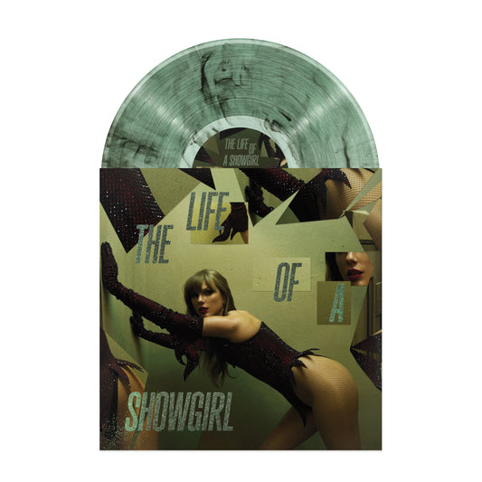 Taylor Swift - The Life Of A Showgirl: The Shiny Bug Wintergreen & Onyx Marbled (Vinilo)