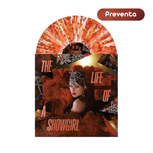 *PREVENTA* Taylor Swift - The Life Of A Showgirl: The Tiny Bubbles in Champagne Red Lipstick & Lace Transparent (Vinilo)