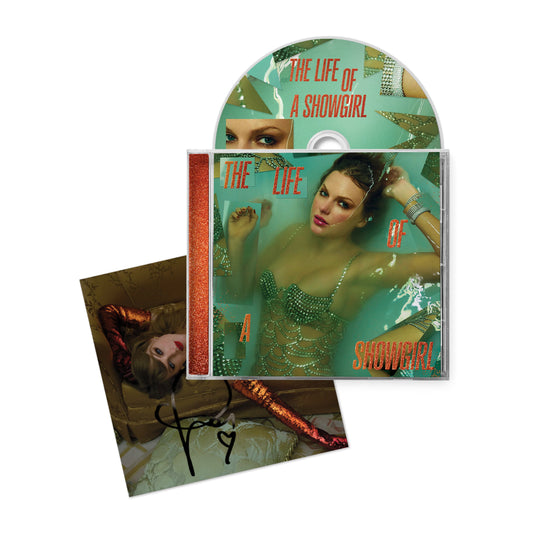 Taylor Swift - The Life of a Showgirl CD + Inserto Firmado #2